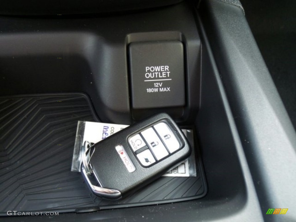 2017 CR-V EX AWD - Gunmetal Metallic / Gray photo #33