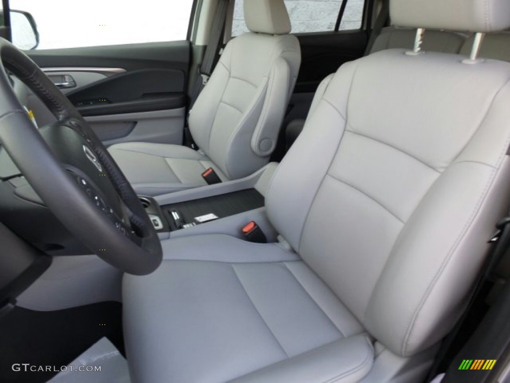 Gray Interior 2017 Honda Pilot EX-L AWD Photo #118878616