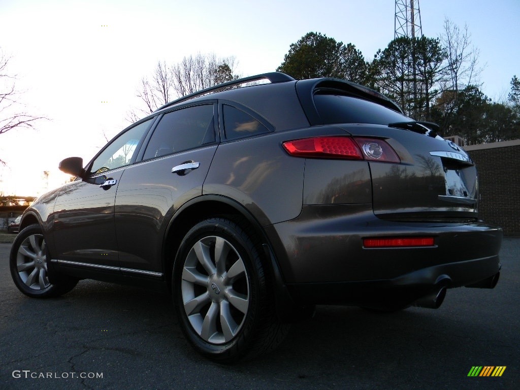 2003 FX 45 AWD - Beryllium 16 / Brick/Black photo #8