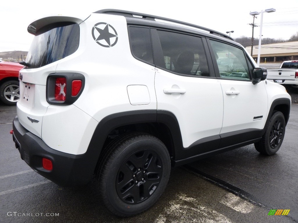 2017 Renegade Trailhawk 4x4 - Alpine White / Black photo #6