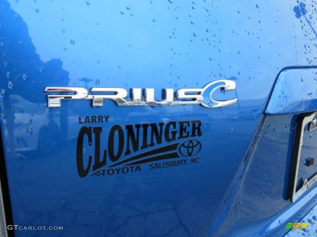 2016 Prius c Four - Blue Streak Metallic / Ash/Black photo #28