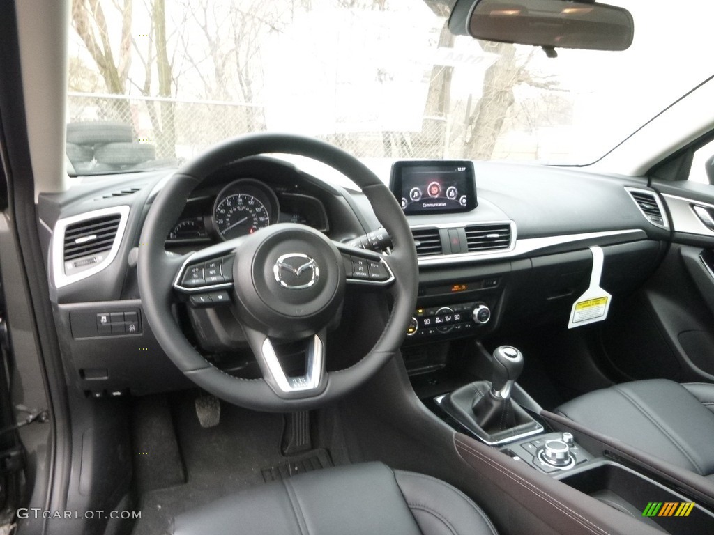 Black Interior 2017 Mazda MAZDA3 Touring 5 Door Photo #118879990