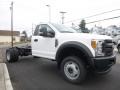Oxford White 2017 Ford F550 Super Duty XL Regular Cab 4x4 Chassis Exterior