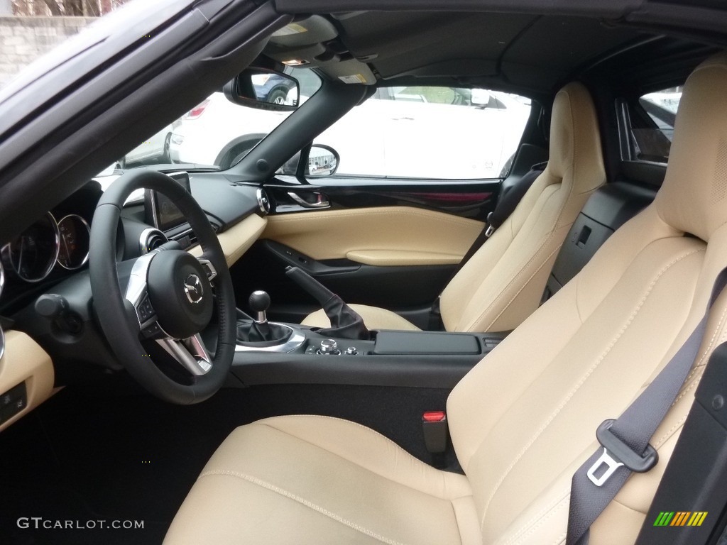 Tan Interior 2017 Mazda MX-5 Miata RF Grand Touring Photo #118880485