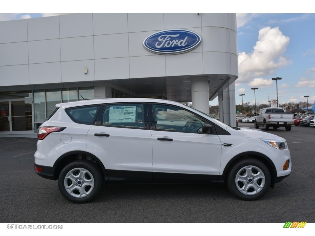 2017 Escape S - Oxford White / Charcoal Black photo #2