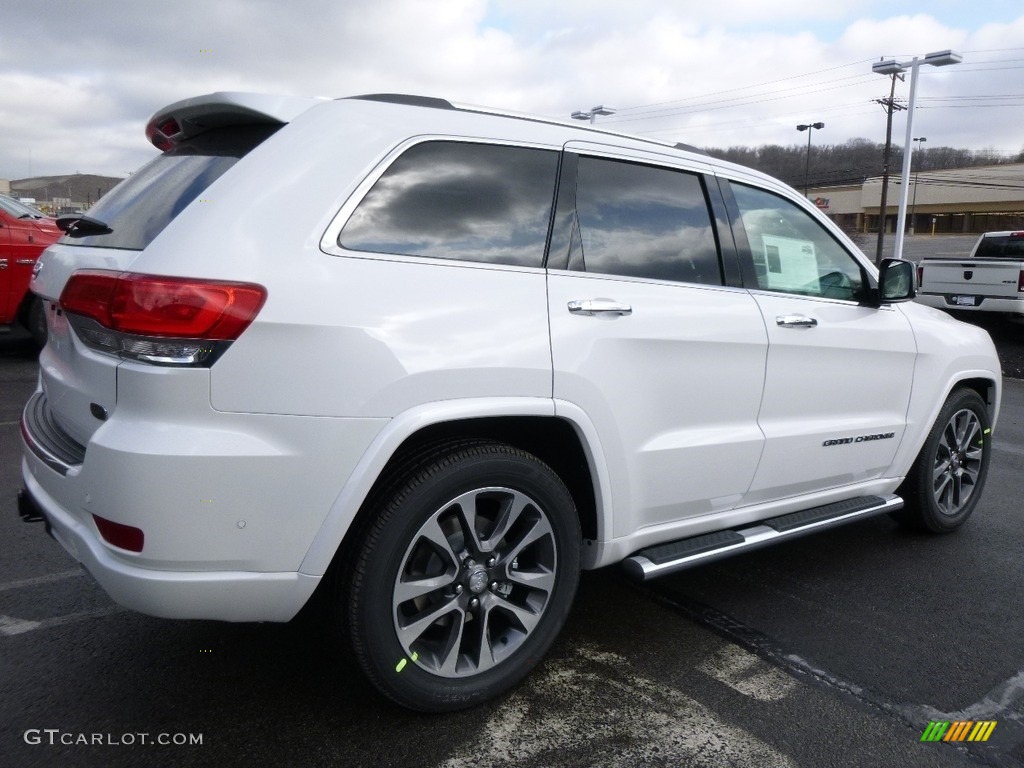 2017 Grand Cherokee Overland 4x4 - Ivory Tri-Coat / Black photo #5