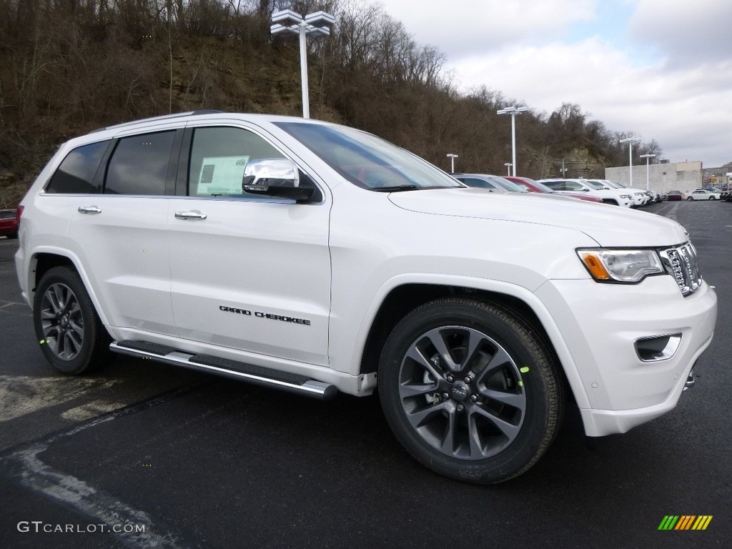 2017 Grand Cherokee Overland 4x4 - Ivory Tri-Coat / Black photo #6