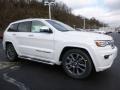 2017 Ivory Tri-Coat Jeep Grand Cherokee Overland 4x4  photo #6