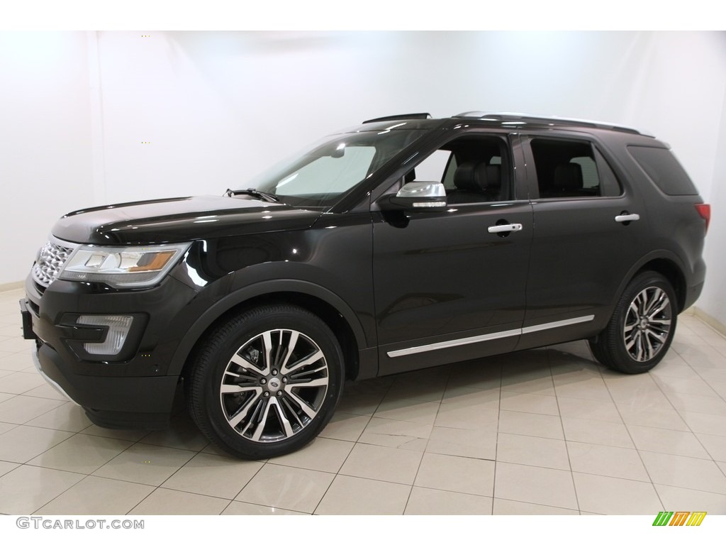 2016 Explorer Platinum 4WD - Shadow Black / Ebony Black photo #3