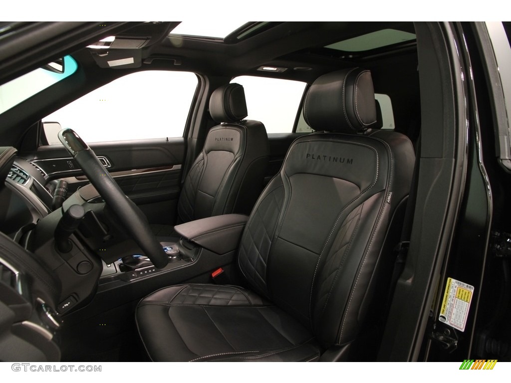 Ebony Black Interior 2016 Ford Explorer Platinum 4WD Photo #118881295