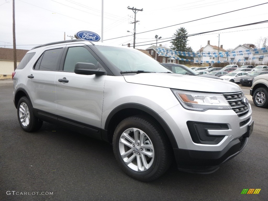 2017 Explorer 4WD - Ingot Silver / Medium Light Camel photo #3