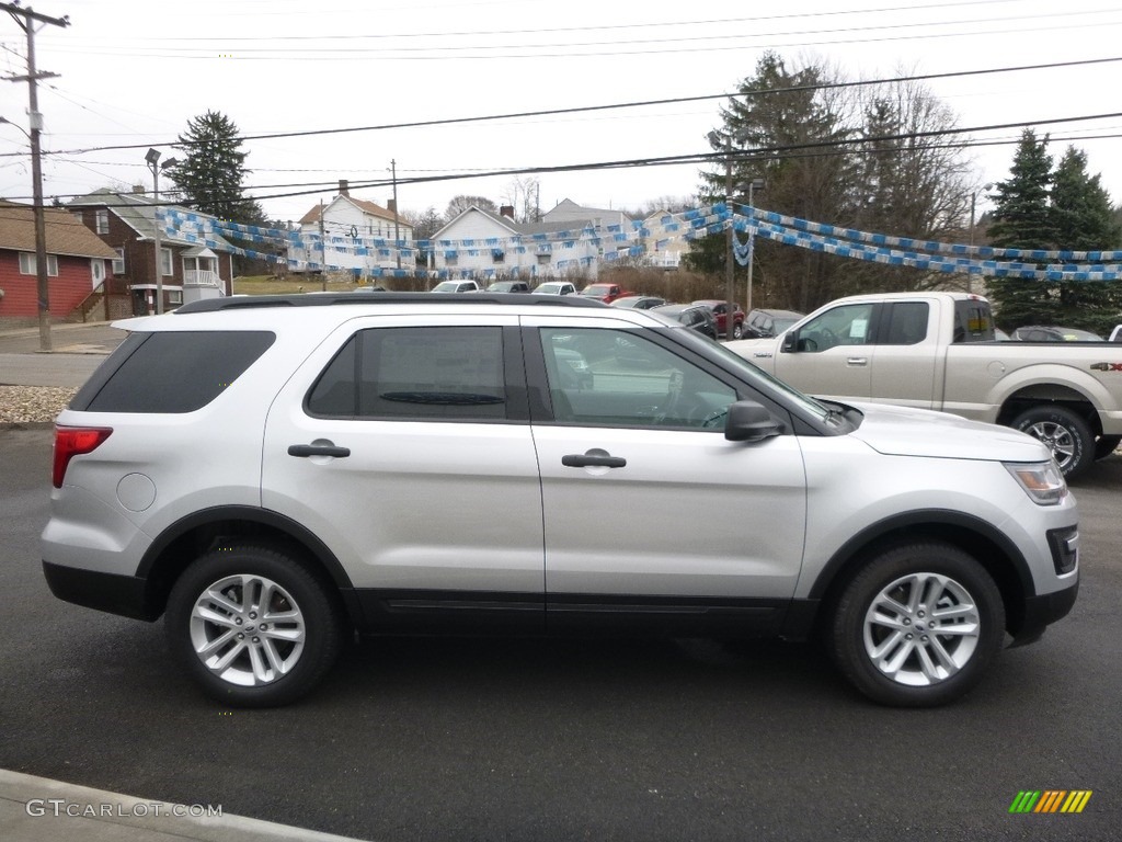 2017 Explorer 4WD - Ingot Silver / Medium Light Camel photo #4