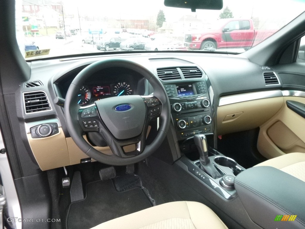 Medium Light Camel Interior 2017 Ford Explorer 4WD Photo #118882936