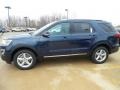 2017 Blue Jeans Ford Explorer XLT 4WD  photo #3