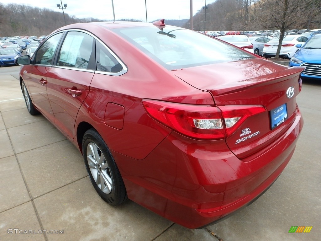 2016 Sonata SE - Venetian Red / Gray photo #4