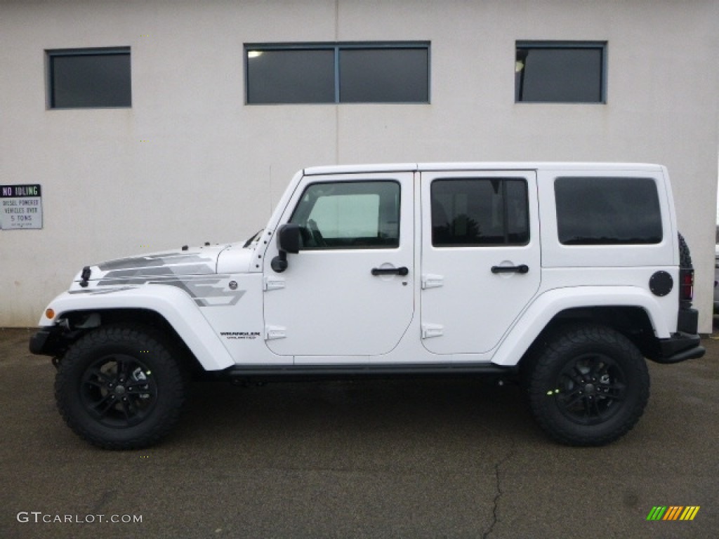 Bright White 2017 Jeep Wrangler Unlimited Winter Edition 4x4 Exterior Photo #118885228