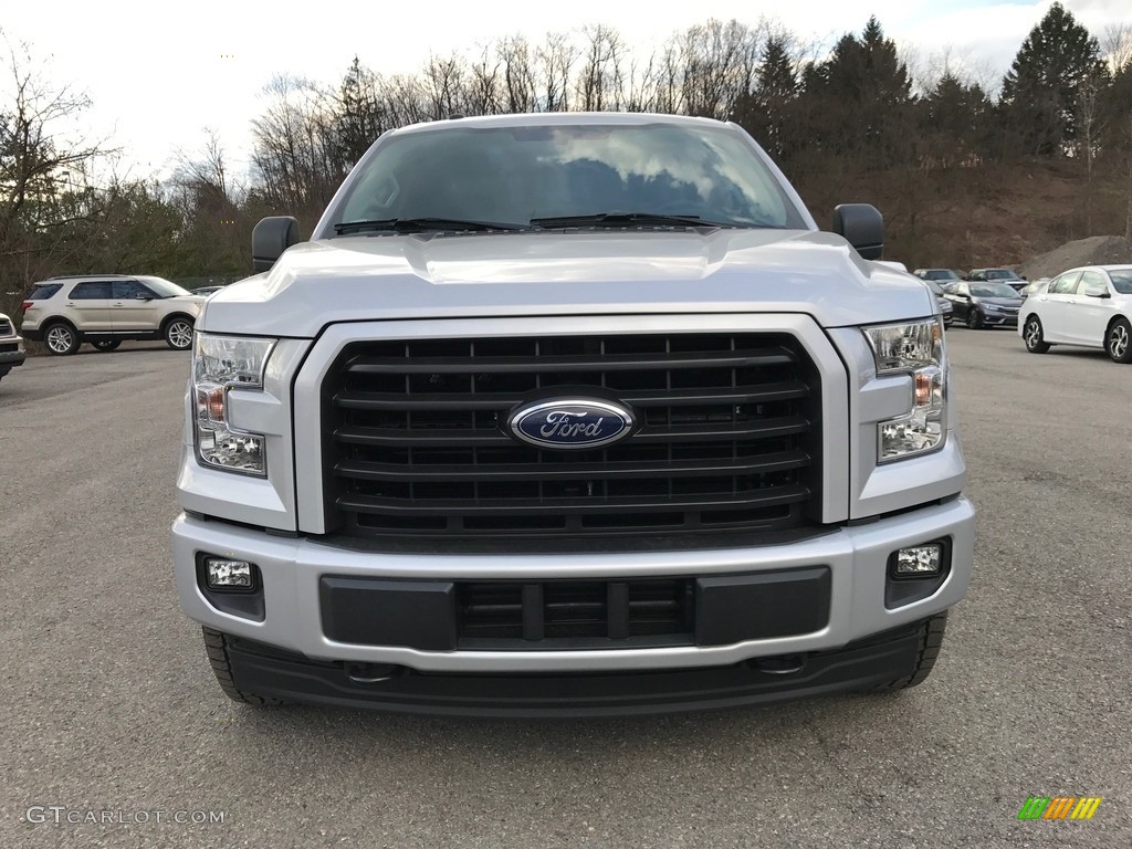 2017 F150 XL SuperCab 4x4 - Ingot Silver / Black photo #2