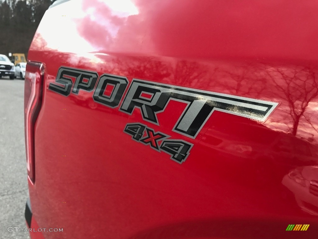 2017 F150 XLT SuperCab 4x4 - Race Red / Black photo #4