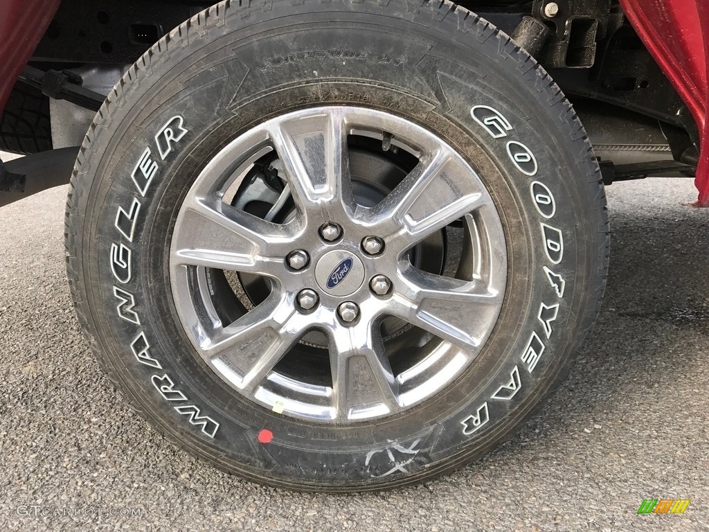2017 F150 XLT SuperCrew 4x4 - Ruby Red / Earth Gray photo #4