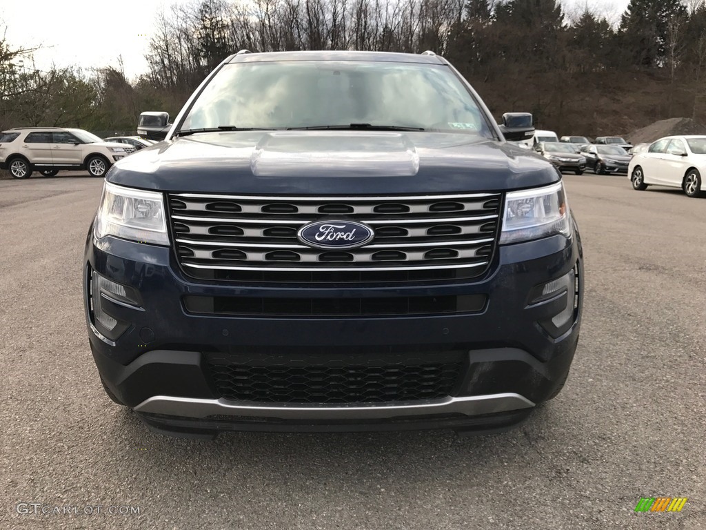 2017 Explorer XLT 4WD - Blue Jeans / Medium Light Camel photo #2