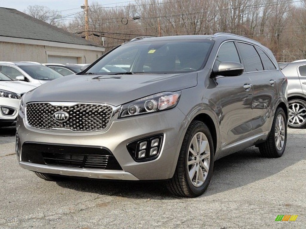 2017 Sorento SXL V6 AWD - Titanium Silver / Black photo #3