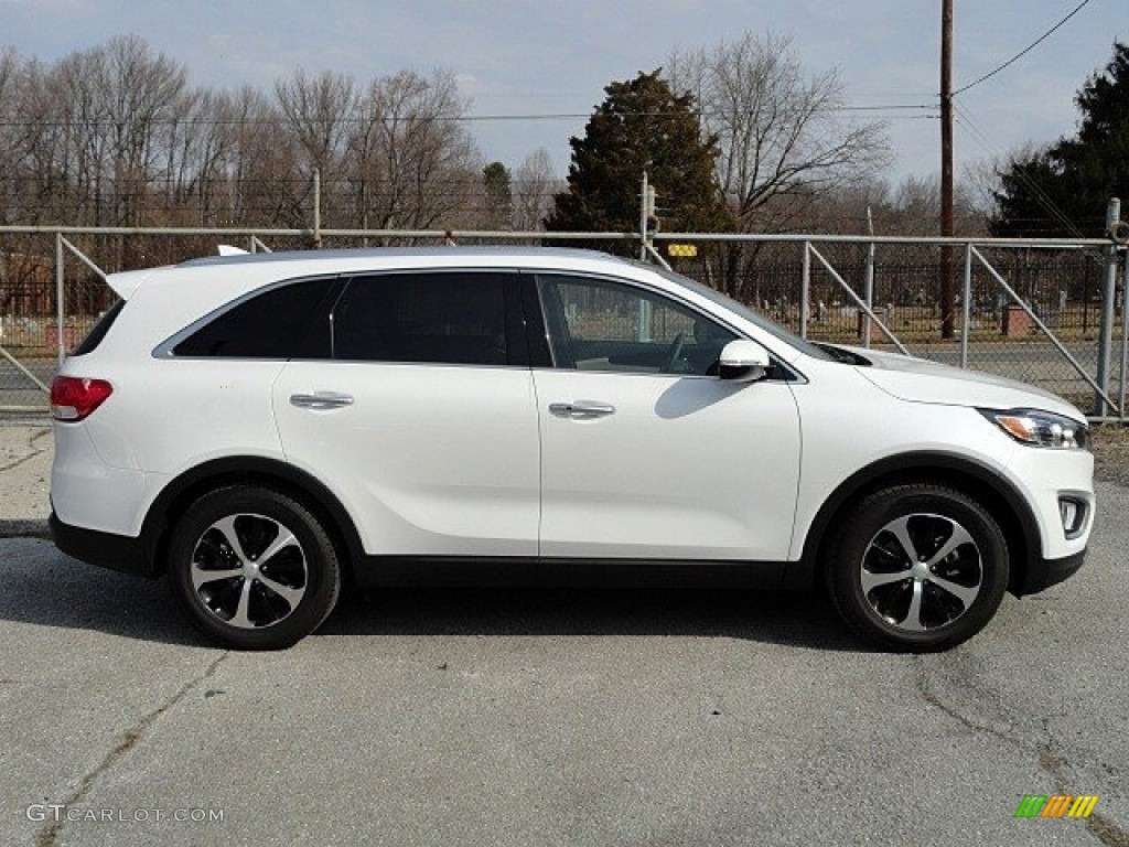 Snow White Pearl 2017 Kia Sorento EX V6 Exterior Photo #118890468