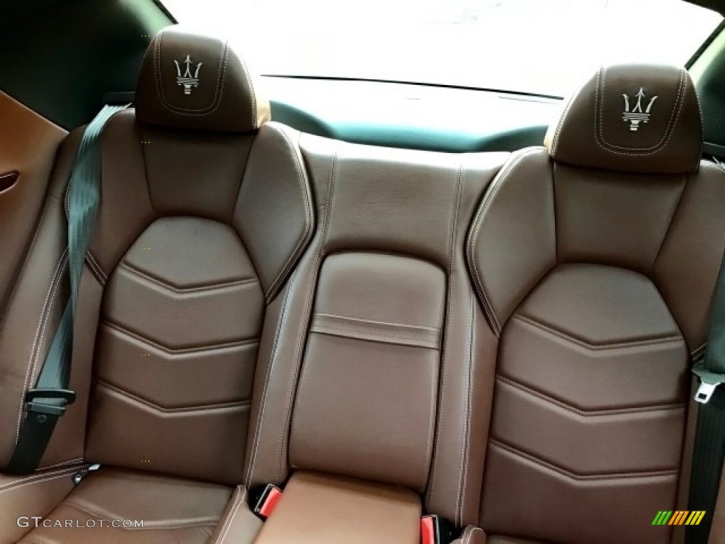 2014 Maserati GranTurismo Sport Coupe Rear Seat Photo #118890535