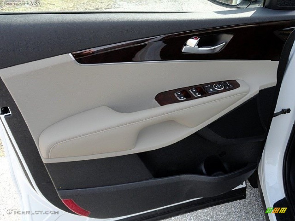 2017 Kia Sorento EX V6 Stone Beige Door Panel Photo #118890565