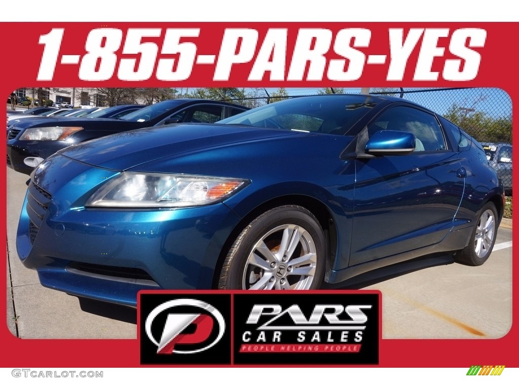 2011 CR-Z Sport Hybrid - North Shore Blue Pearl / Gray Fabric photo #1