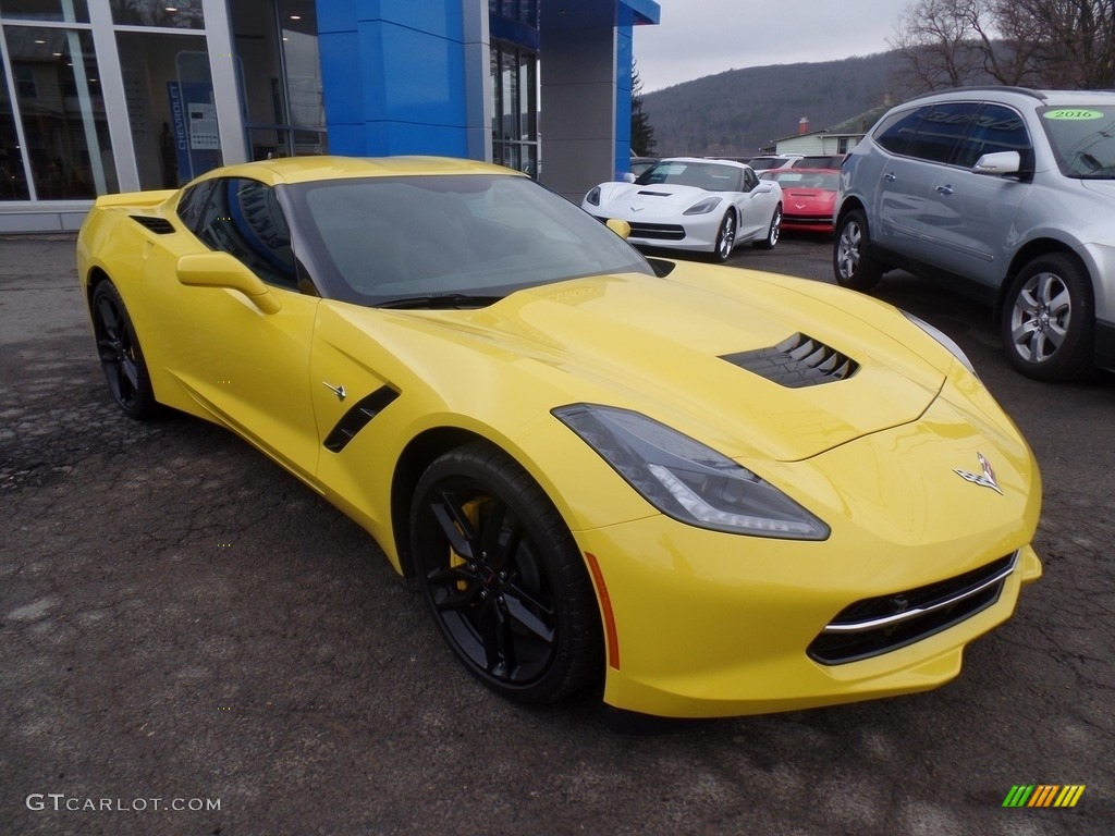 Corvette Racing Yellow Tintcoat 2017 Chevrolet Corvette Stingray Coupe Exterior Photo #118891378