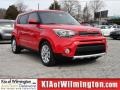 2017 Inferno Red Kia Soul +  photo #1