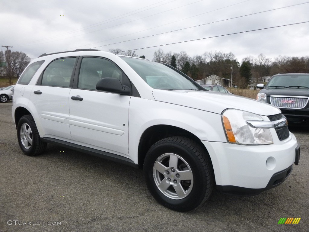 2007 Equinox LS - Summit White / Dark Gray photo #4