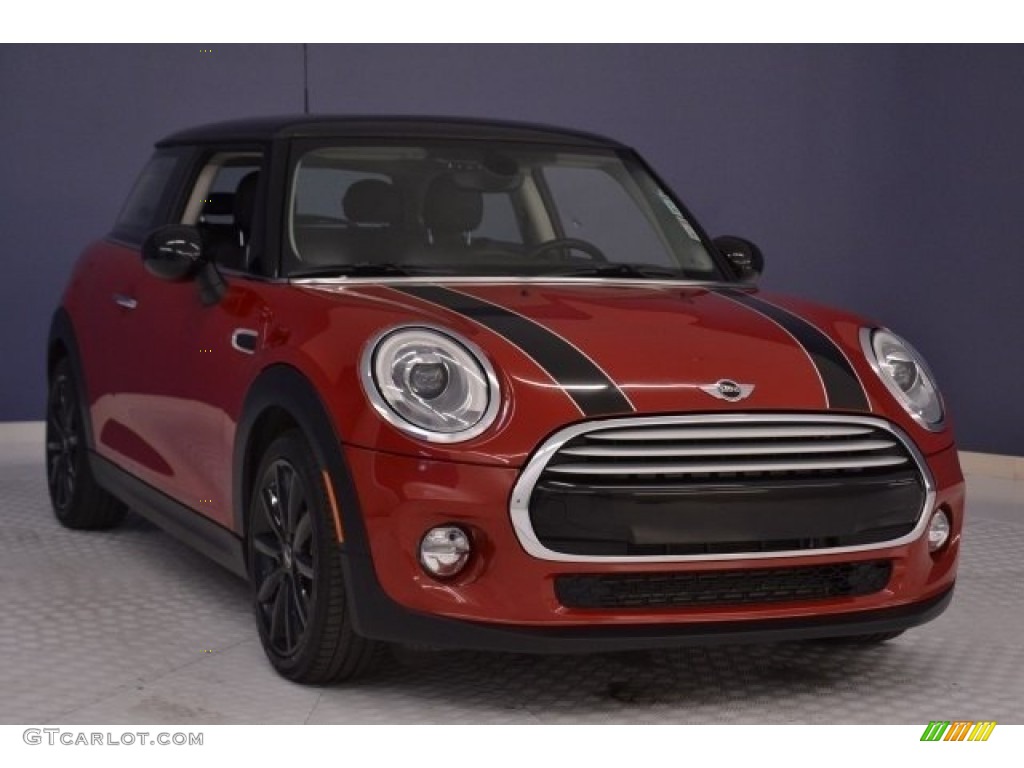 Blazing Red Metallic Mini Cooper