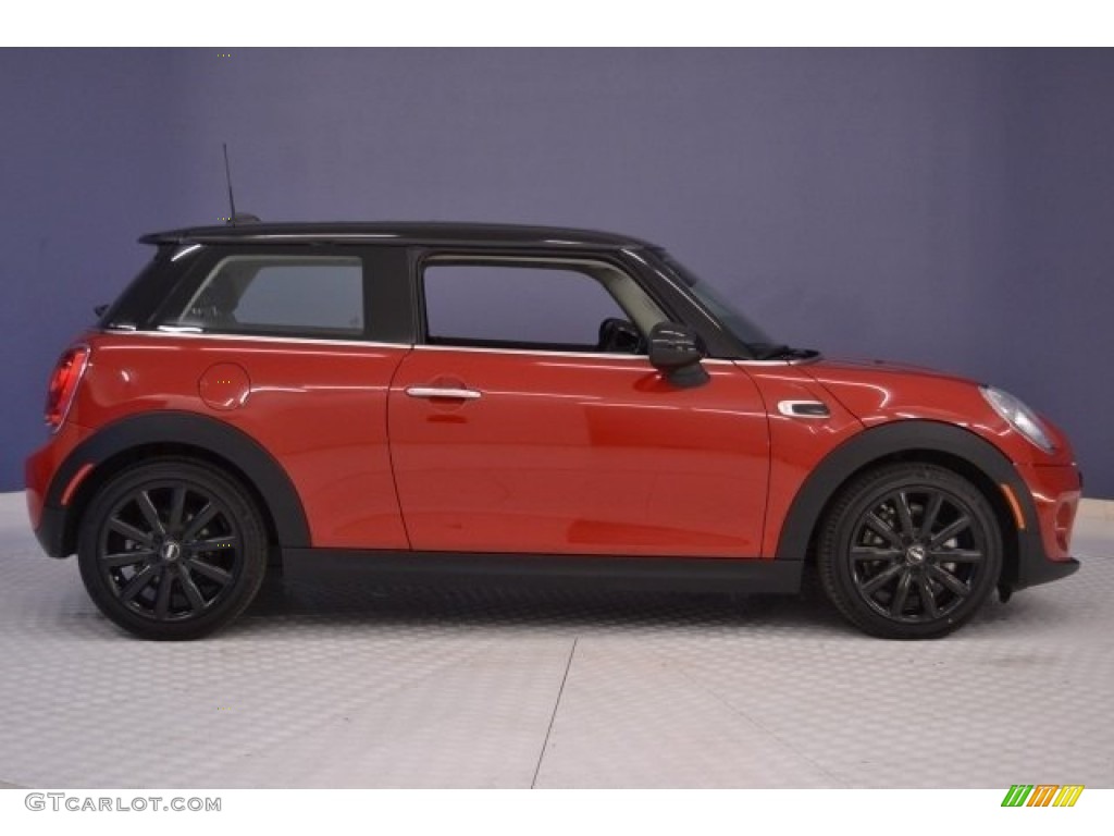 2014 Cooper Hardtop - Blazing Red Metallic / Carbon Black photo #8