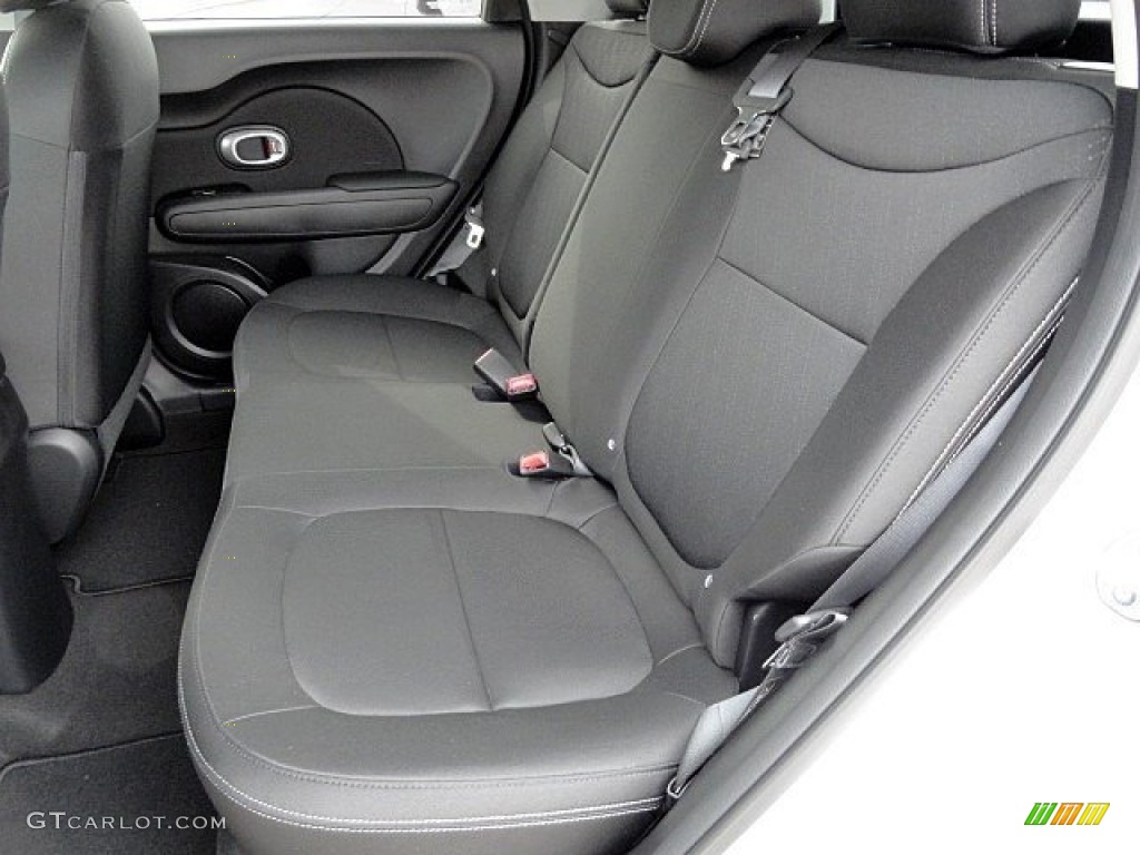 2017 Kia Soul Standard Soul Model Rear Seat Photos