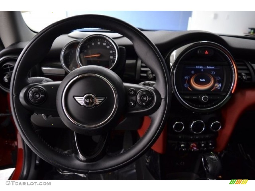2014 Cooper Hardtop - Blazing Red Metallic / Carbon Black photo #29