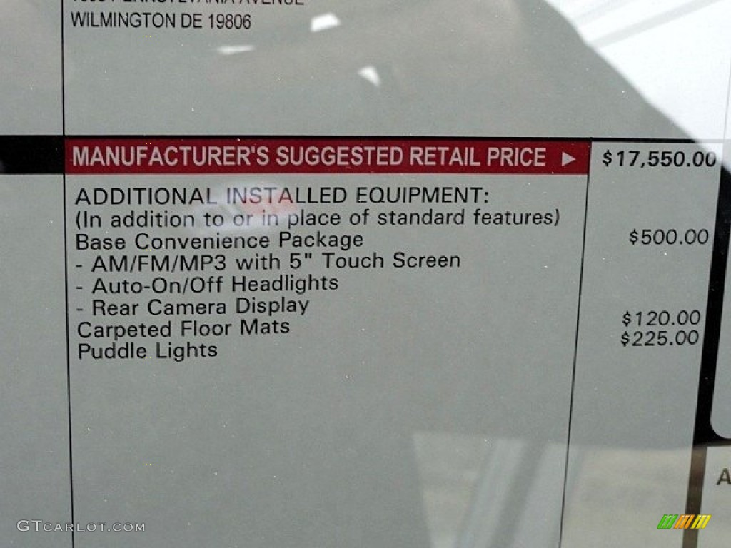2017 Kia Soul Standard Soul Model Window Sticker Photos