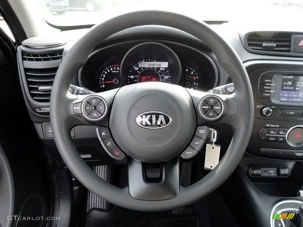 2017 Kia Soul + Black Steering Wheel Photo #118893073