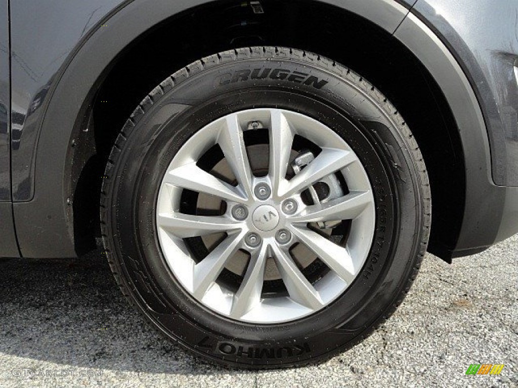 2017 Sorento LX - Platinum Graphite / Black photo #8