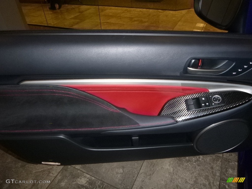 2017 Lexus RC F Circuit Red Door Panel Photo #118893463