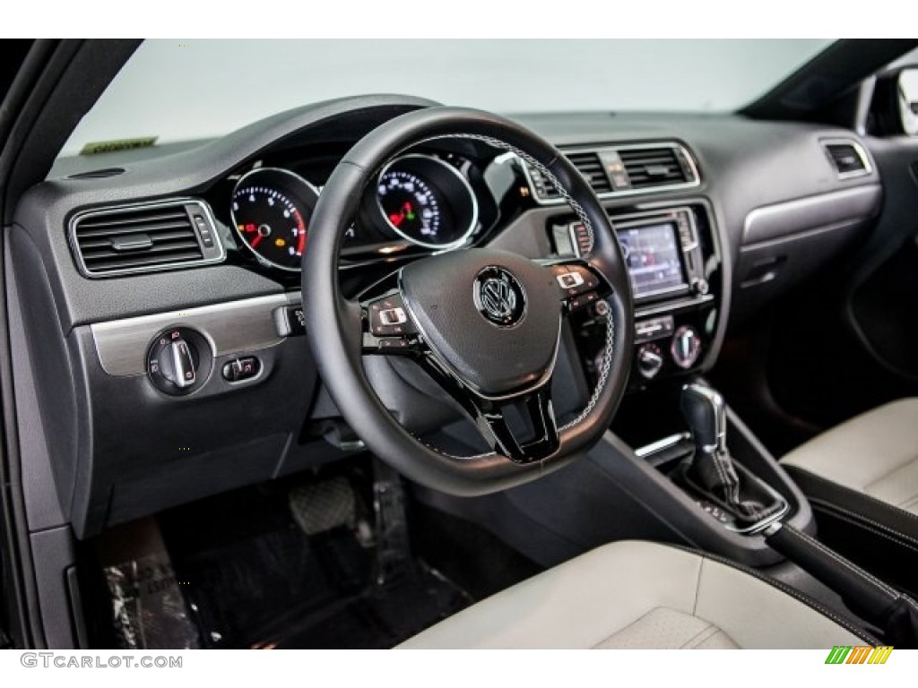 2016 Volkswagen Jetta Sport Cornsilk Beige Dashboard Photo #118893808