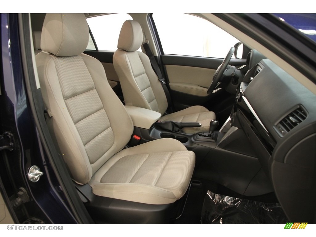 2014 CX-5 Touring AWD - Stormy Blue Mica / Black photo #12