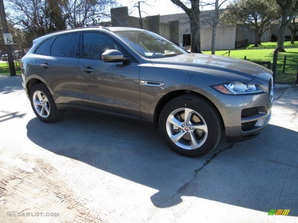 2017 F-PACE 35t AWD Premium - Ammonite Grey / Jet photo #1