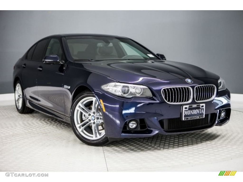 2014 5 Series 528i Sedan - Imperial Blue Metallic / Mocha/Black photo #12