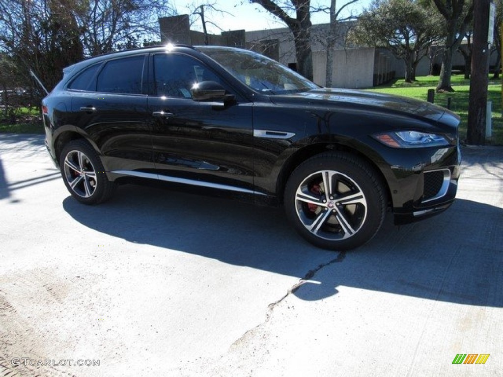 2017 F-PACE 35t AWD S - Ultimate Black / Jet photo #1