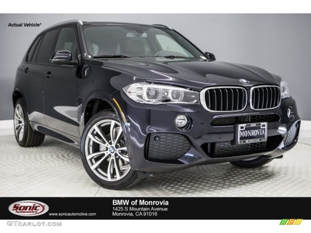 2017 X5 sDrive35i - Carbon Black Metallic / Mocha photo #1