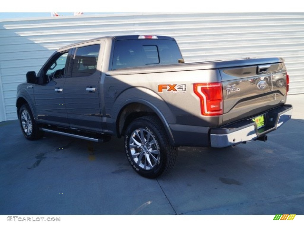 2016 F150 Lariat SuperCrew 4x4 - Magnetic / Black photo #5