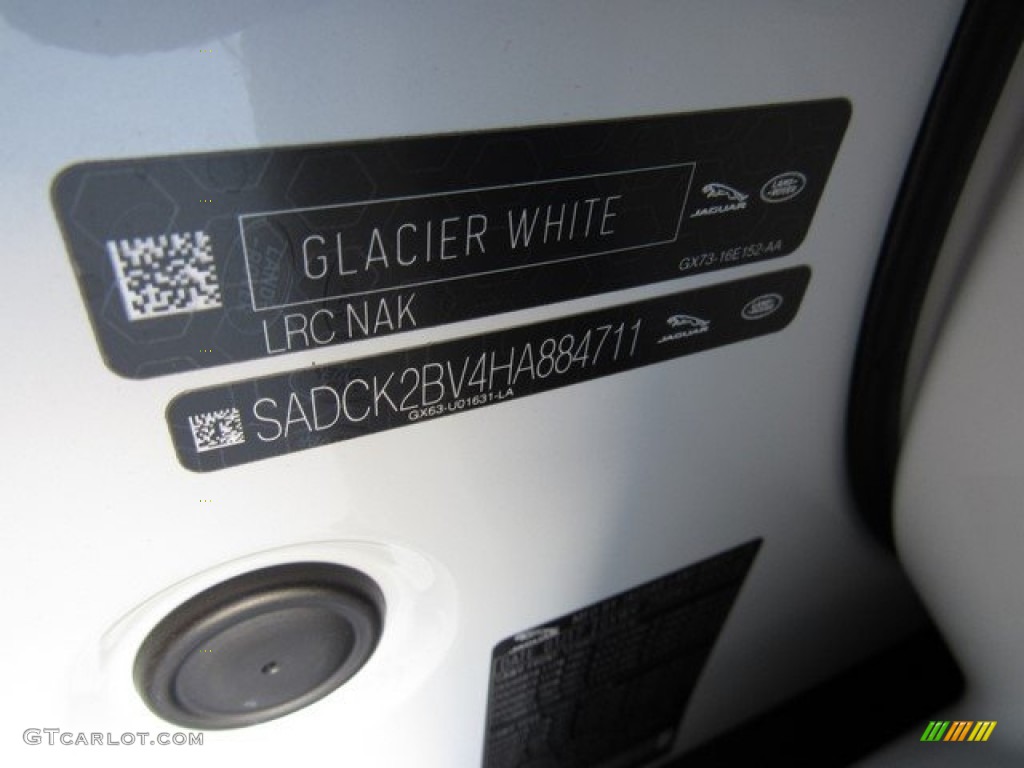 2017 F-PACE 35t AWD Prestige - Glacier White / Jet w/Tan photo #22