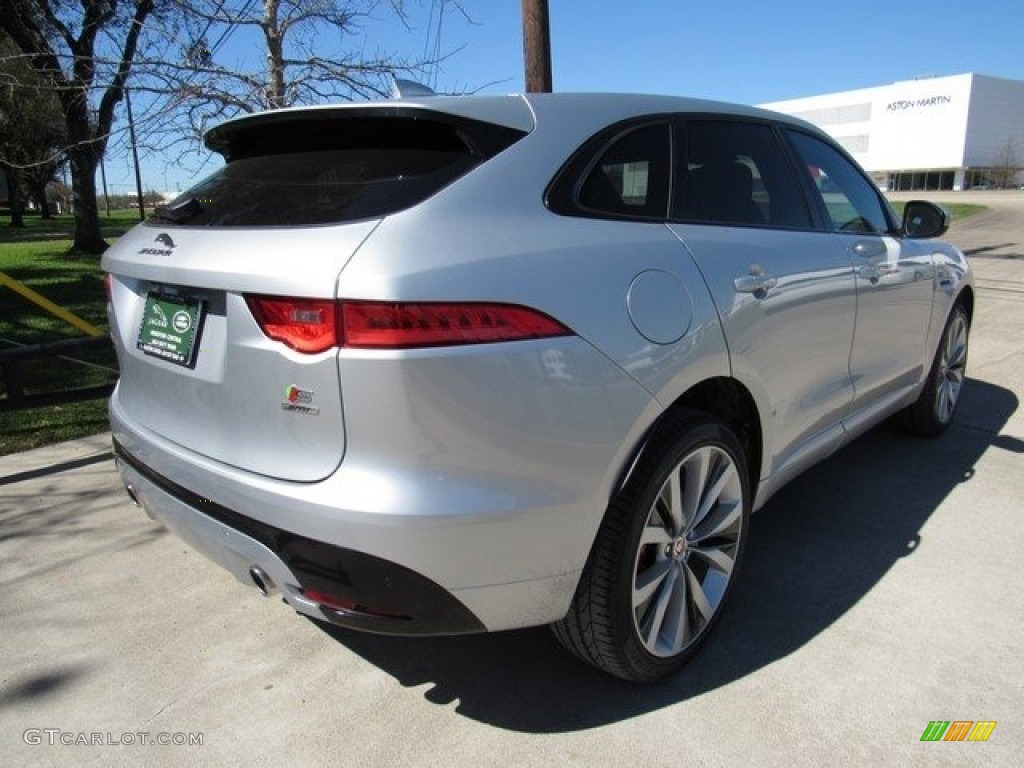 2017 F-PACE 35t AWD S - Rodium Silver / Jet photo #7