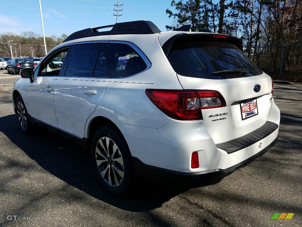 2017 Outback 2.5i Limited - Crystal White Pearl / Warm Ivory photo #4